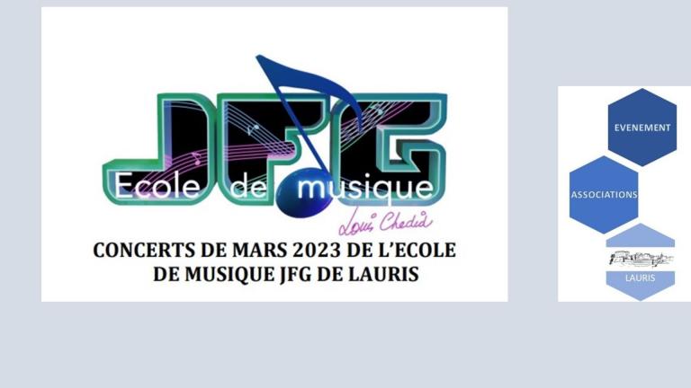 CONCERTS DES ELEVES DE L'ECOLE JFG Mars 2023